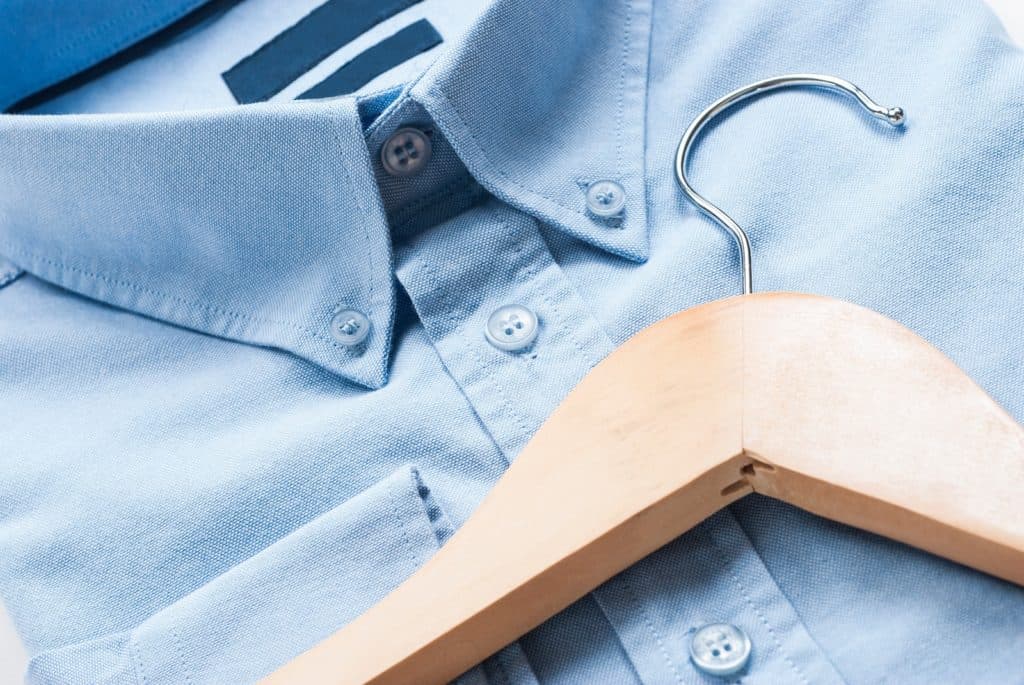 shirt with hanger Garment Care Pros
